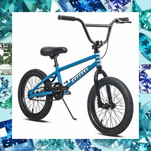 AVASTA Bacchus 子ども用16インチBMX自転車 初心者向き フリースタイルBMXバイク スチール製 子供練習用 高炭素鋼フレーム アルミニウム