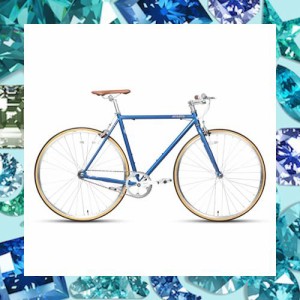 AVASTA レトロピストバイク固定ギア自転車 フィックスギア自転車 アルミフラットハンドル シンプル フリップフロップハブ flip flop hub 