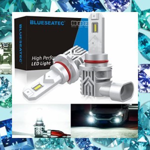 BLUESEATEC HB3 HB4兼用 LEDヘッドライト 爆光 6500K ホワイト 9005 9006 兼用 led フォグランプ 実測値 30W キャンセラー内蔵 車検対応 