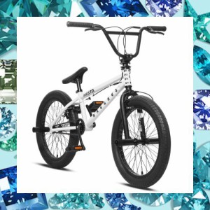 AVASTA BacchusBMX 自転車 20インチ フリースタイルBMXバイク スチール製ジャイロ機構つきペグ付属 初心者に最適 高炭素鋼フレーム 前後U