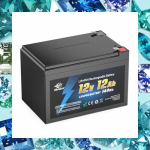 Melasta 12V 12Ah 鉛蓄電池代替用 LiFePO4 リン酸鉄リチウムイオン バッテリー 5000+サイクル 最大1C出力 BMS内蔵 ソーラー/風力蓄電 キ