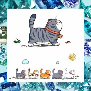 カーステッカー ペットの猫猫 イラスト 防水仕様 車用デカールウィンドウステッカー 面白ステッカー キズ隠し 凹み隠しに 車のバンパー 