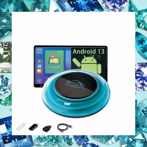 KULU BOXワイヤレス CarPlay AI Box Android アダプター Android 13モデル 128G Micro SDカード HDMI出力 4G LET通信 Carplay、Android A