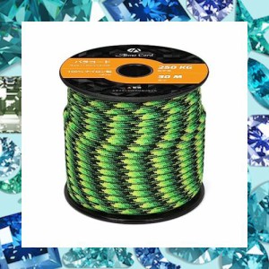 Abma Cord パラコード 4mm 7芯 耐荷重250kg 100%ナイロン 30M - ヤモリ