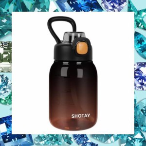 YTCYKJ ウォーターボトル スポーツボトル スポーツドリンク ボトル 水筒 700ml グラデーション 透明 おしゃれ 大容量 超軽量 耐冷耐熱 携