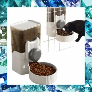 犬 猫 水飲み器 給水器 ペットボトル 使用可能 ケージ 取付型 電源不要 大容量1L サイフォンの設計 お留守番対応 熱中症を防ぐ 転倒防止 