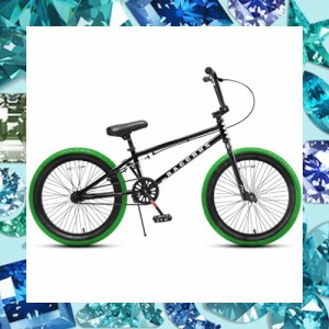 AVASTA Bacchus 子ども用18インチBMX自転車 初心者向き フリースタイルBMXバイク スチール製 子供練習用 高炭素鋼フレーム アルミニウム