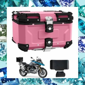 WANDA バイク用リアボックス リアボックス 【純粋アルミ製 45L/55L/65L/80L 大容量 完全防水】 ステンレスヒンジ使用 トップケース バイ