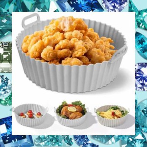 ZAOLI 天ぷら敷紙 【New】 ノンフライヤー エアフライヤー 食品グレードシリコン 耐熱クッキングシート クッキングマット ノンフライヤー