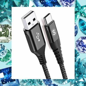 USB Type C ケーブル【2M/1本セット】Sweguard USB-C ＆ USB-A 3.1A USB C ケーブル【QC3.0対応急速充電】タイプc 充電ケーブルiPhone 15