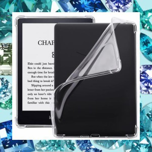 WALNEW kindle paperwhite カバー 6.8インチ ケース for Kindle Paperwhite 第11世代 ソフト 透明 TPU材質 衝撃吸収 軽量 kindle カバー(