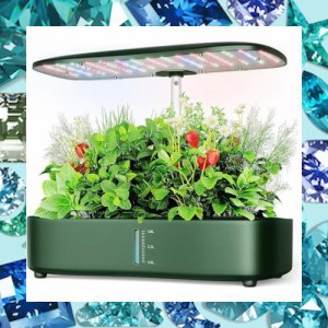 水耕栽培キット、LED植物成長ライト付き屋内水耕栽培キット、3つの栽培モードを備えた植物成長保育園キットは、同時に12植物を栽培するこ