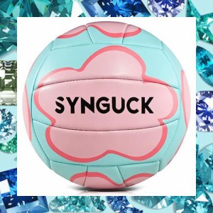 SYNGUCK バレーボール 5号球 ソフトバレーボール PU革 柔らかい 5号バレーボール 練習用 高校・大学・一般・婦人用 ビーチ用