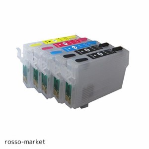 YZQ エプソン (EPSON) 5色 IC5CL59 ICBK59 IC59 互換 詰め替えカートリッジ(インクなし) 永遠 自動リセットチップ 付き, EPSON PX-1001, 