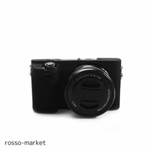 kinokoo SONY ソニー A6300 / A6400 デジタルカメラ専用 シリコンカバー カメラケース カメラカバー(BK)