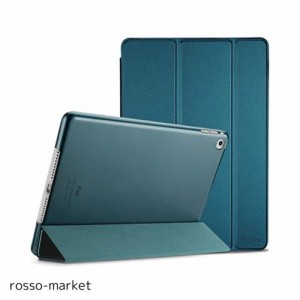 ProCase iPad Air 2(2014発売)ケース スマート 超スリム スタンド フォリオ保護ケース 半透明フロスト バックカバー 対応端末：Apple iPa