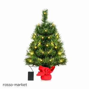 BestBuy クリスマスツリー 60cm ミニ ミニクリスマスツリー Christmas tree クリスマス飾り グリーン (60cm/LED)