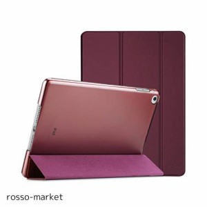 ProCase iPad Air 2(2014発売)ケース スマート 超スリム スタンド フォリオ保護ケース 半透明フロスト バックカバー 対応端末：Apple iPa