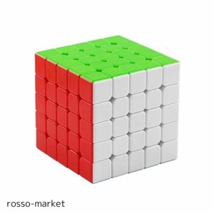 XMD マジックキューブ 磁石 魔方 立体パズル【磁石内蔵】 ステッカーレス (磁石5x5)