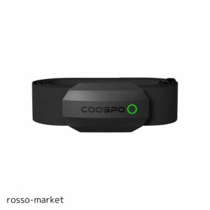 COOSPO 心拍センサー ハートレートセンサー スマートワイヤレスBluetooth 4.0＆ANT+対応 心拍数計 音確認+提示ランプ付き 日本語説明書 (