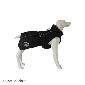 ASMPET ドッグウェア ペット服 秋冬 防寒着 犬 ベスト 綿服コート 防水 暖かい 犬 服 ダウン 愛犬のお散歩 中型犬 服 防寒 防雪 犬 コー