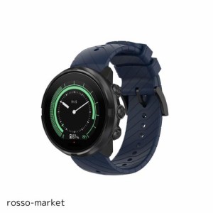 For Suunto7/ Suunto9/D5/Spartan Sport/Wrist HR バンド シリコンベルト 腕時計ストラップ ステンレス留め金製 スポーツバンド 柔らかい