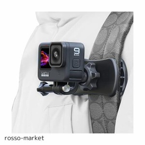 SUREWO 360°回転バックパックストラップマウント クイッククリップマウント GoPro Hero 12,11,10,9,8,7,6,5,4、DJI Osmoアクション3/2、