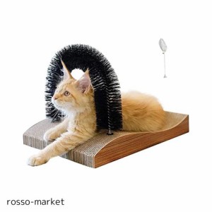 FUKUMARU 猫 ブラシ 爪とぎ 段ボール 猫ブラシ ver2.0 猫用マッサージ 猫の室内用遊び道具 42*25cm