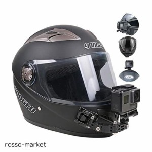 顎マウント GoPro用 アクセサリー オートバイヘルメット用下顎ストラップマウント アゴマウント バイクヘルメット顎マウント ヘルメット