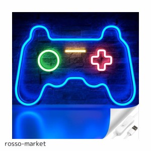 Homagical LED ネオンライトゲーミングライト (16”x 11”) サインアクリルボードplaystationライト寝室部屋壁掛け装飾ホーム飾りライト