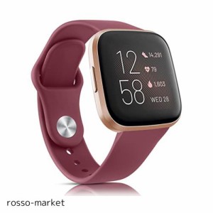 for Fitbit Versa2 / Fitbit Versa/Fitbit Versa Lite/Fitbit Versa SE バンド 交換ベルト 交換用バンド 柔らかい シリコンバンド スポー