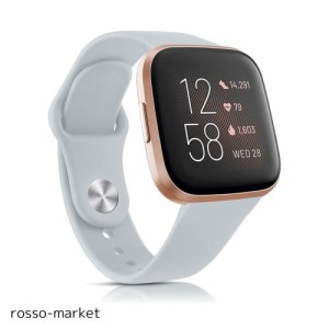 for Fitbit Versa2 / Fitbit Versa/Fitbit Versa Lite/Fitbit Versa SE バンド 交換ベルト 交換用バンド 柔らかい シリコンバンド スポー