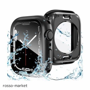 ANYOI 対応 Apple Watch ケース 45mm 防水ケース アップルウォッチ カバー 防水 一体型360ど度 アップルウォッチ ケース 耐衝撃 装着簡単