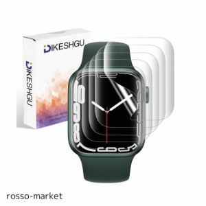 DIKESHGU Apple Watch Series 7/8/9 用フィルム 45mm アップルウォッチ Series 7/8/9 用画面保護フィルム 45mm 24時間自動修復技術 TPUフ