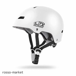 Findway 自転車ヘルメット スケートボード用ヘルメット 大人用 子供用 スポーツヘルメット CPSC安全規格 ASTM安全規格 軽量 通気性 調整