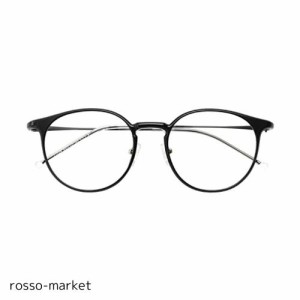 [Dollger] ブルーライトカット メガネ 伊達メガネ 度なし 超軽量 TR90 眼鏡 だてめがね ラウンド 丸型 丸メガネ PCメガネ ボストン型 透
