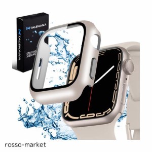 TALENANA Apple Watch 用 防水ケース series6/SE/5/4 44mm アップルウォッチ保護カバー ガラスフィルム 一体型 防水 防塵 PC素材 タッチ