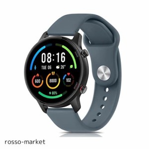 [ATUP] for Xiaomi Mi Watch S1 Active/Xiaomi Mi Watch S1/Xiaomi Mi Watch バンド 22mm 交換ベルト シリコーン製交換バンド コンパチブ