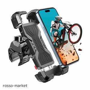 AvBang 自転車 スマホホルダー バイク スマートフォンホルダー 原付 スマホホルダー クロスバイク スマホホルダー 自転車携帯ホルダー 片