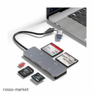 CFastカードリーダー、USB 3.0 USB C CFast 2.0カードリーダー、SanDisk, Lexar, Transcend, Sonカード用5GbpsアルミニウムCFastメモリー