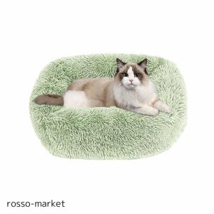 猫 ベッド Toyuxe 猫 ベッド 冬 もふもふ ベッド 猫 ベッド 洗える クッション グッズ - 長方形 角型 もふもふ もこもこ ぐっすり眠る 猫