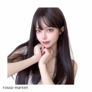 FESHFEN ウィッグ ロング ストレート フルウィッグ 女装 かつら レディーズ カツラ wig 女装ウィッグ ロングウィッグ ハロウィン コスプ