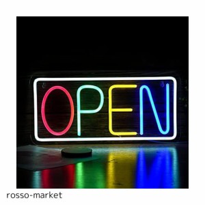 OPENネオンサイン LEDオープン看板 調光可能 openネオンサイン 店舗の装飾 レストラン 喫茶店 居酒屋 バーUSB/スイッチ42cm？20cm 五色