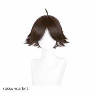 コスプレウィッグ ネット付き 及川徹（おいかわ とおる） ブラック ウィッグ かつら wig (角名倫太郎)