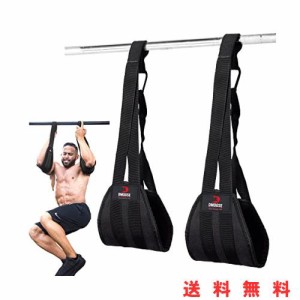 DMoose Fitness 腹筋建物とコア筋力トレーニング用ハンギングアブストラップ、Abトレーニング用腕のサポート男性と女性用パッド入りのジ