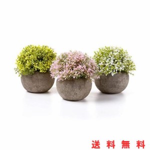 T4U フェイクグリーン 観葉植物 人工観葉植物 造花 インテリア グリーン 3点入り お世話不要 ベビーティアーズ プレゼント