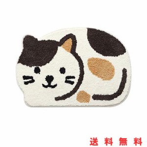 バスマット 足ふきマット 2019 2タイプ選べる かわいい 猫柄 玄関マット 足拭きマット 速乾 吸水 抗菌 ふわふわ 丸洗い 風呂 浴室 台所 