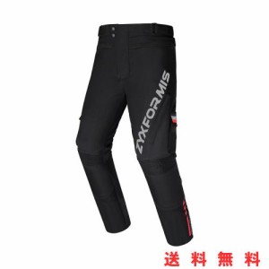 [Zyxformis] バイク用パンツ メンズ ライディング レーシングパンツ 防水 防寒 通気 開閉式エアベンチレーション CE規格 プロテクター付