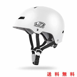 Findway 自転車ヘルメット スケートボード用ヘルメット 大人用 子供用 スポーツヘルメット CPSC安全規格 ASTM安全規格 軽量 通気性 調整