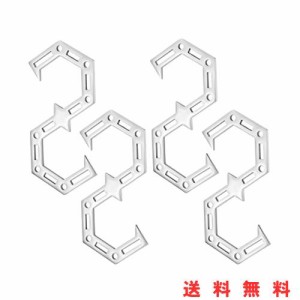 D.SigiYa ランタンフック ランタンハンガー ステンレス 金属 フック S字フック アウトドア キャンプ用品 吊り下げ ライト 調理器具 キッ